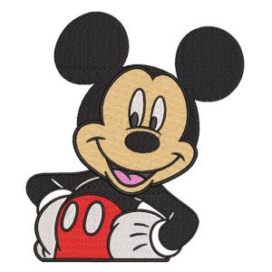 Mickey Mouse Embroidery logo.