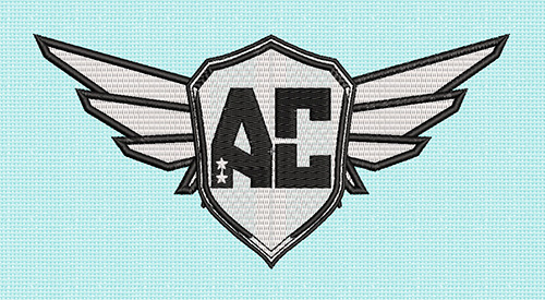 Best AC Wings Embroidery logo.