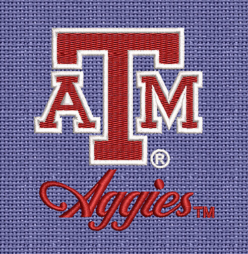 ATM Aggies Embroidery logo vector emb embroidery design texas am embroidery designs texas am embroidered patch
