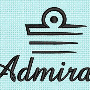Best Admiral Embroidery logo.