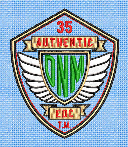 Best Authentic DNM Embroidery logo.