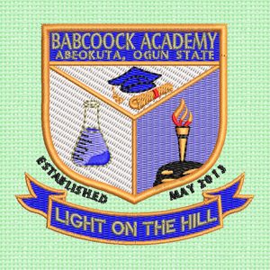 Best Babcock Academy Embroidery logo.