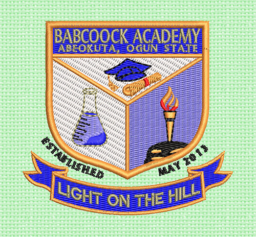 Best Babcock Academy Embroidery logo.