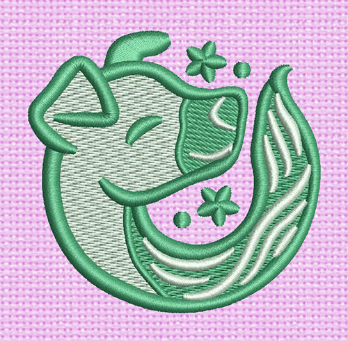 Baby dog Embroidery logo vector emb designer embroidered dog logo dog embroidery designs free