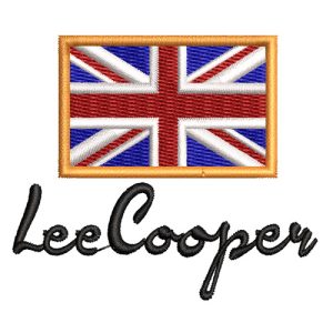Best Lee Cooper Flag Embroidery logo.