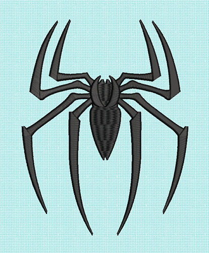 Best Black Spider Embroidery logo.