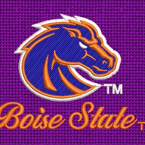 Best Boise State Broncos Embroidery logo.