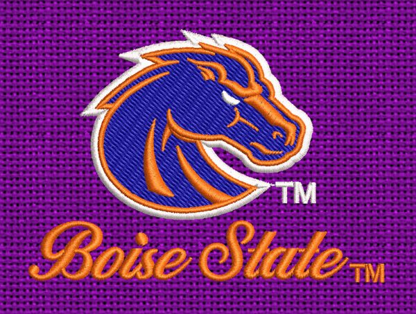 Best Boise State Broncos Embroidery logo.