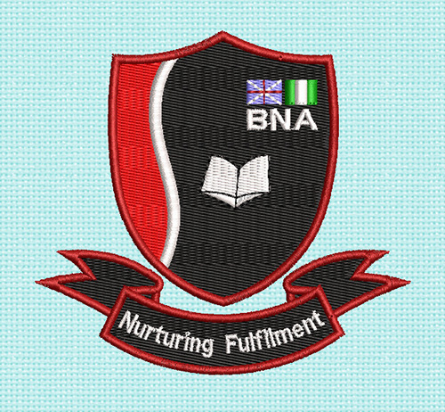 Best Nigerian Academy Embroidery logo.