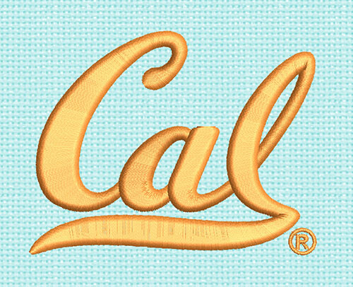 Cal Berkley University Embroidery logo vector emb berkeley embroidered sweatshirt berkeley embroidery cal
