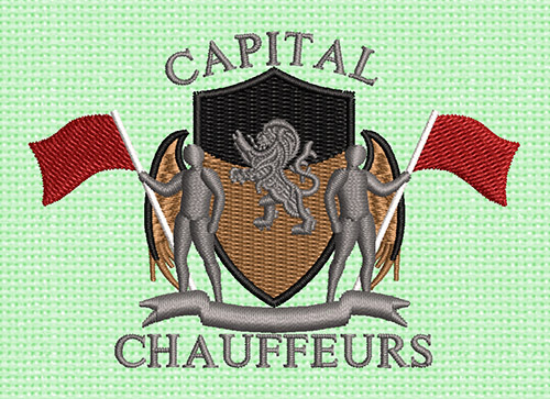 Best Capital Chauffeurs Embroidery logo.