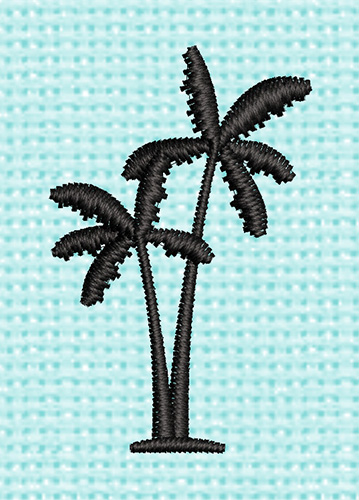 Best Coconut Tree Embroidery logo.