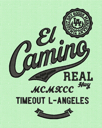Best El Caminq Embroidery logo.