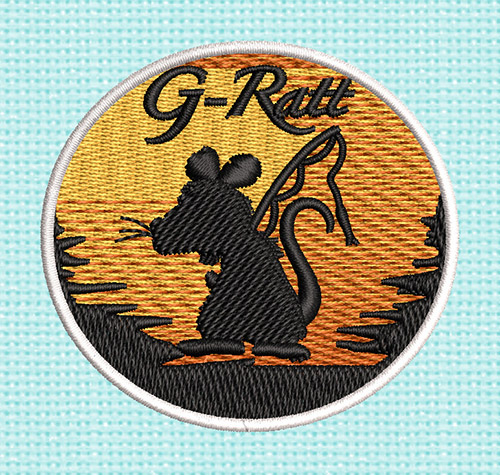 Best Fishing G-Ratt Embroidery logo.