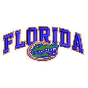 Best Florida 3d puff Embroidery logo.