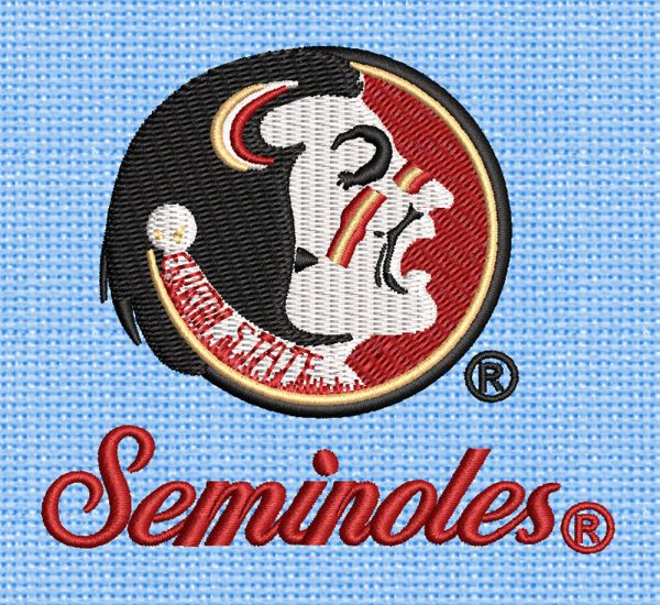 Best Florida State Seminoles Embroidery logo.