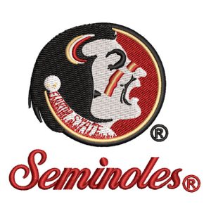 Best Florida State Seminoles Embroidery logo.