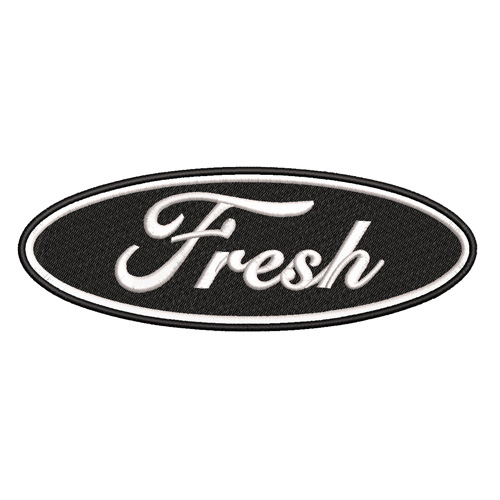 Best Fresh patch Embroidery logo.