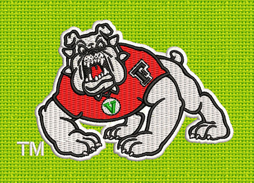 Best Fresno State Embroidery logo.