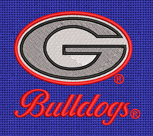 Georgia Bulldogs Embroidery logo vector emb emblems uga embroidery design logo georgia bulldogs north georgia embroidery