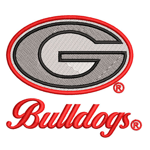 Best Georgia Bulldogs Embroidery logo.