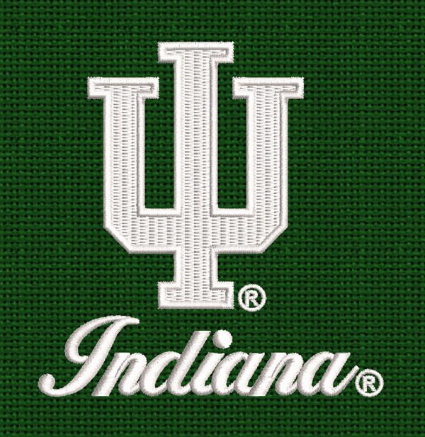 Best Indiana University Embroidery logo.