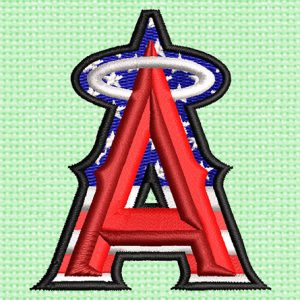 Best Los Angeles 3d puff Embroidery logo.