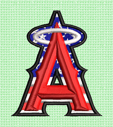 Best Los Angeles 3d puff Embroidery logo.