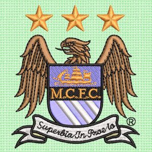 Manchester City Embroidery logo Vector Emb manchester city centre embroidery logo