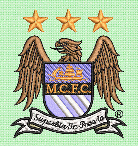 Manchester City Embroidery logo Vector Emb manchester city centre embroidery logo