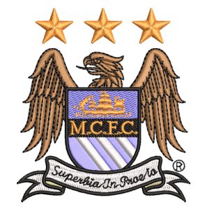 Best Manchester City Embroidery logo.