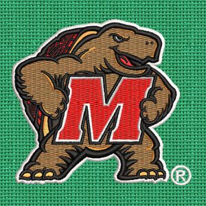 Best Maryland Terrapins Embroidery logo.
