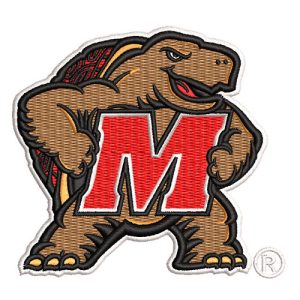 Best Maryland Terrapins Embroidery logo.