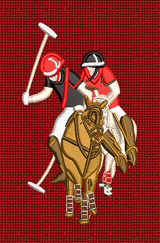 Best Polo Player Embroidery logo.