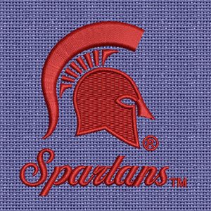 Best Spartans Embroidery logo.