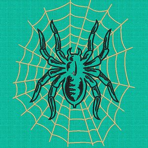 Best Spider Insect Embroidery logo.