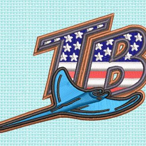 Best TB Flag 3d puff Embroidery logo.