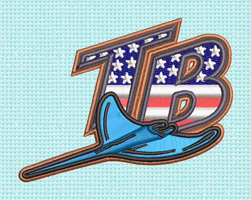 Best TB Flag 3d puff Embroidery logo.