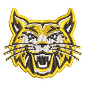 Best Tiger Head 3d puff Embroidery logo.