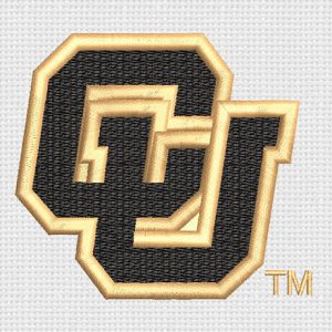Best University Of Colorado Embroidery logo.