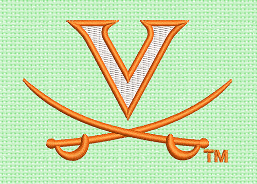 Best V and Sword Embroidery logo.