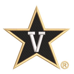 Best Vanderbilt Embroidery logo.