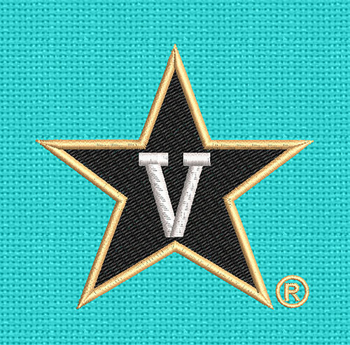 Best Vanderbilt Embroidery logo.