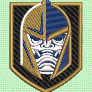 Best Golden Knight's Embroidery logo.