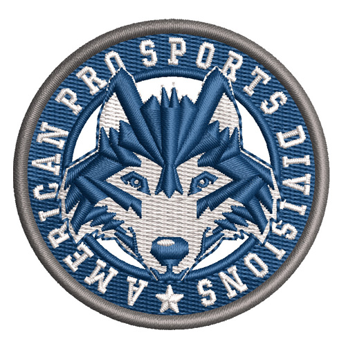 Best Wolf patch Embroidery logo.