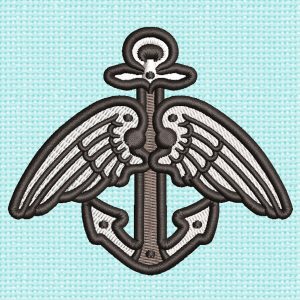 Best Army Wings Embroidery logo.