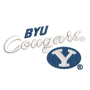 Best BYU Cougars Embroidery logo.