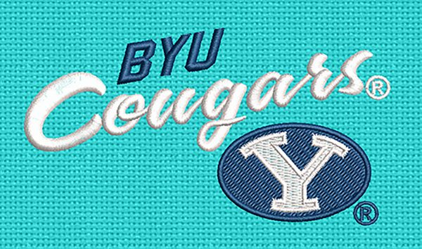 Best BYU Cougars Embroidery logo.