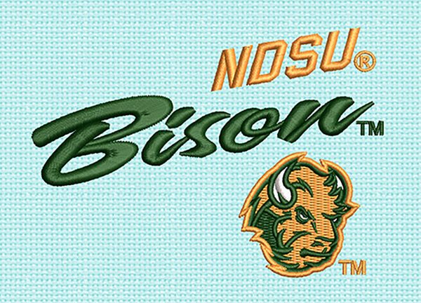 Best NDSU Bison Embroidery logo.