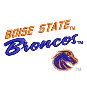 Best Bose State Broncos Embroidery logo.